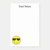 Cool Emoji Face 4 x 6 Post-it® Notes (Voorkant)