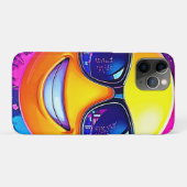 Cool 😎 Emoji Splash Fun Case-Mate iPhone Case (Achterkant (horizontaal))