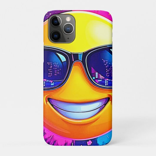 Cool 😎 Emoji Splash Fun Case-Mate iPhone Case (Achterkant)