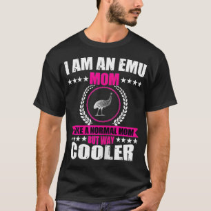 Cool emu Mam Costume Bird Love Emus voor hipster T-shirt
