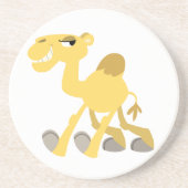 Cool- en Cute Cartoon Camel Onderzetter (Voorkant)