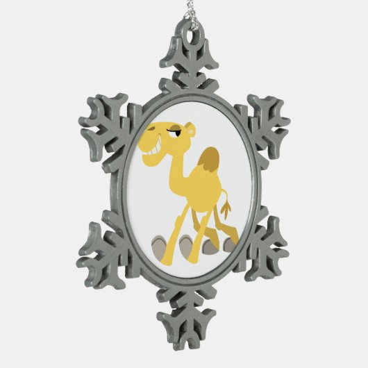Cool- en Cute Cartoon Camel Ornament (Links)