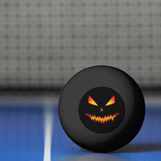 Cool en eng Jack O'Lantern face Halloween Pingpongballen (Net)