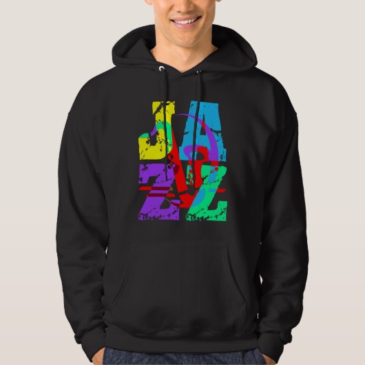 Cool en hip Jazz Hoodie (Voorkant)