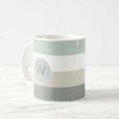 Cool- en kalmeringstrips met monogram koffiemok (Voorkant links)
