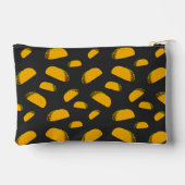 Cool en leuk lekker taco patroon donkergrijs etui (Achterkant)