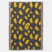Cool- en leuke jummie-taco-patroon Monogram Deken (Voorkant Verticaal)