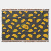 Cool- en leuke jummie-taco-patroon Monogram Deken (Voorkant)