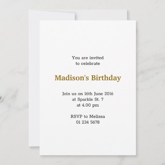 Cool- en leuke jummie-taco-patroon Monogram Uitnod Kaart (Achterkant)