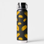 Cool- en leuke jummie-taco-patroon Monogram Waterfles (Achterkant)
