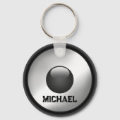 Cool- en leuke muziekluidsprekerontwerp sleutelhanger (Achterkant)