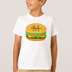 Cool- en leuke yummyburger Monogram T-shirt