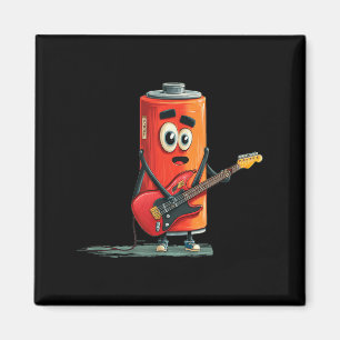 Cool Energy-batterij met gitaar voor Rockn Roll Magneet