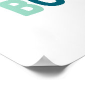 Cool Enfants Lire des livres affiche colorée (Coin)