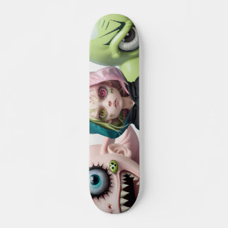 Cool enge buitenaardse monster kat meisjes skatebo skateboard