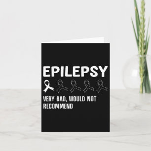 Cool Epilepsy Art voor mannen Vrouwen ondersteunen Kaart