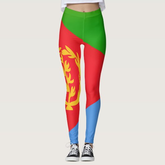 Cool Eritrea Flag Mode Leggings (Voorkant)
