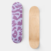 Cool esthetisch roze wit skateboard (Voorkant)