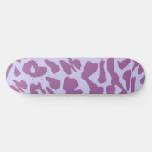 Cool esthetisch roze wit skateboard (Horizontaal)