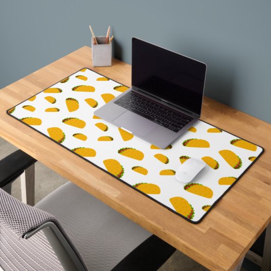 Cool et amusant yummy taco motif sur blanc (Bureau 2)