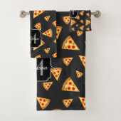 Cool et amusante pizza tranches motif Monogram (En situation)