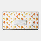 Cool et amusante pizza tranches motif sur blanc (Clavier et souris)
