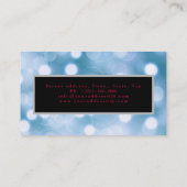 Cool et Carte de visite unique Confetti noir (Dos)