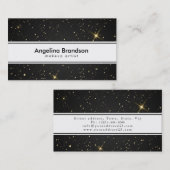 Cool et unique Carte de visite Confetti blanc (Devant / Derrière)