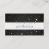 Cool et unique Carte de visite Confetti blanc (Dos)