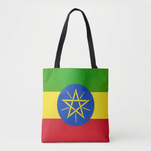 Cool Ethiopia Flag Mode Draagtas (Voorkant)