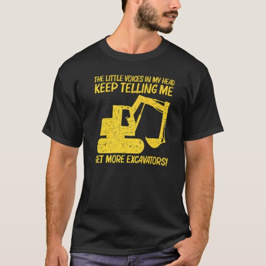 Cool Excavator For Men Women Heavy Equipment Opera T-shirt (Voorkant)