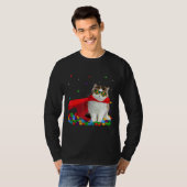 Cool Exotic Autism Awareness Graphic Cat T-shirt (Voorkant volledig)