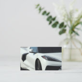 Cool Exotic Car Thème Cartes de visite (Debout devant)