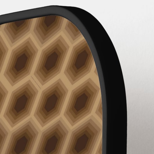 Cool Eye Catching Honeycomb Pattern Pickleball Paddle (Links Detail)
