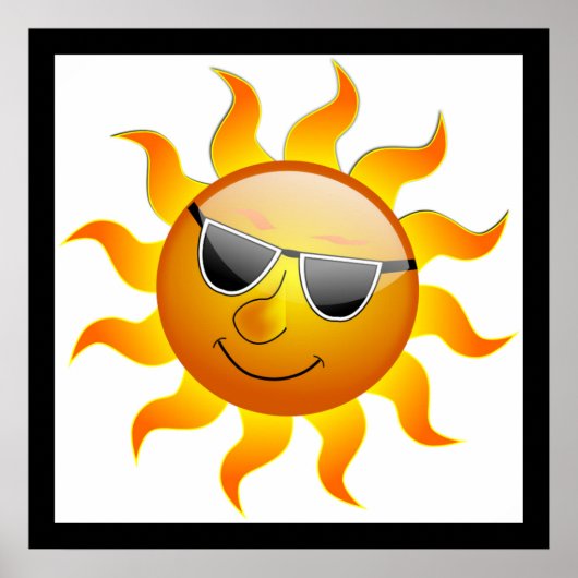 COOL FACE SUNSHINE POSTER (Voorkant)