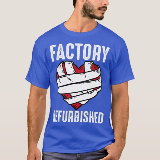 Cool Factory Refurbited Heart Funny Open Heart T-shirt (Voorkant)