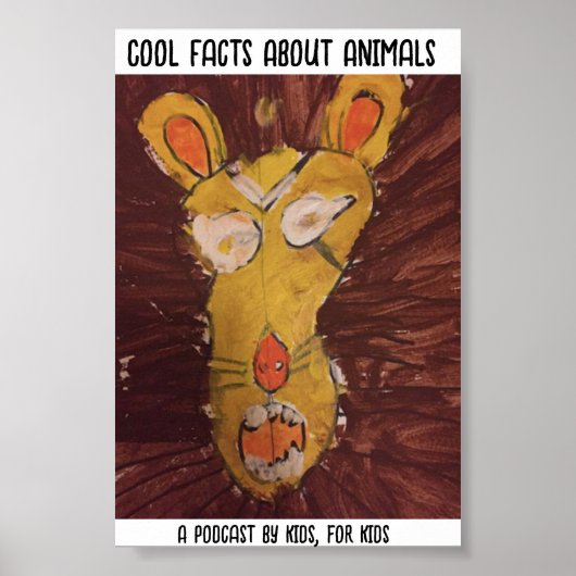 Cool Faits sur les animaux Poster (Devant)