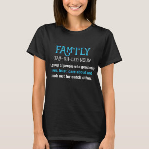 Cool Family Definition Funny Family Gift T-shirt