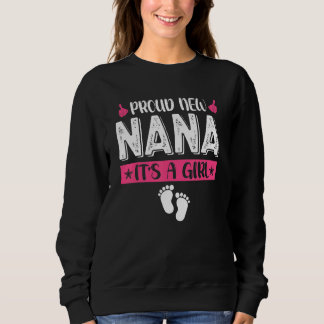 Cool Family Proud New Nana Het is een meisje Gende Trui