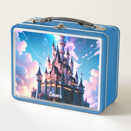 Cool Fantasy Castle Aangepaste scriptnaam (Voorkant)