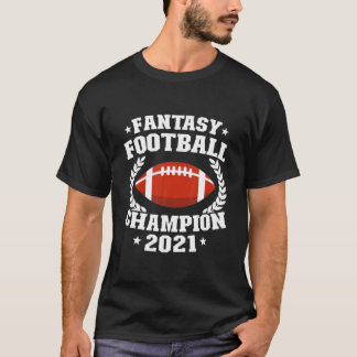 Cool Fantasy Football Champion 2021 Mannen Gi T-shirt