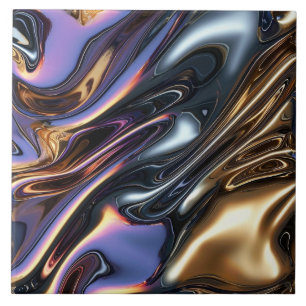 Cool faux folie patroon tegeltje