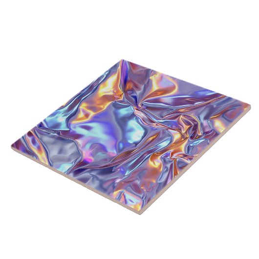 Cool faux folie patroon tegeltje (Zijkant)