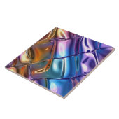 Cool faux folie patroon tegeltje (Zijkant)