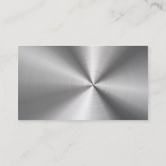 Cool Faux inspecteur en acier inoxydable Carte de (Dos)