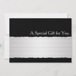 Cool Faux Silver Stripe Modern Cft Certificate