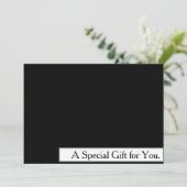 Cool Faux Silver Stripe Modern Cft Certificate (Staand voorkant)