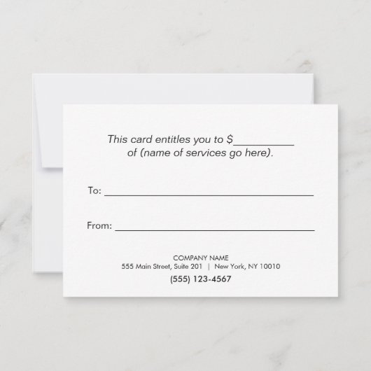 Cool Faux Silver Stripe Modern Cft Certificate (Achterkant)