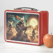 Cool Fennec Foxes Rock akoestische gitaren in de w (In situ)