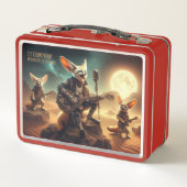 Cool Fennec Foxes Rock akoestische gitaren in de w (Achterkant)